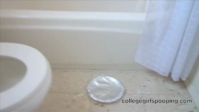 Beautiful college girl Denver shitting in the bath - Scat Video Collection Scat Porn