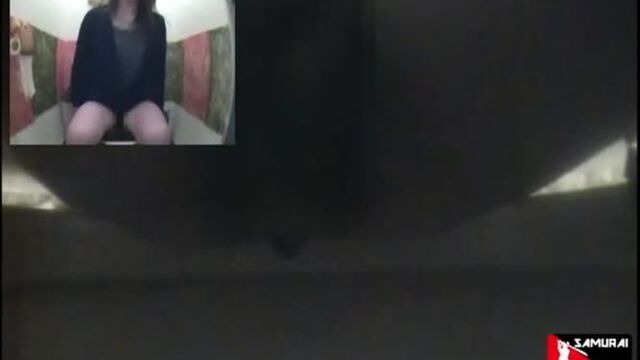Hidden cam from Japanese public toilet - Unsensored Japanese scat porn videos Scat Porn