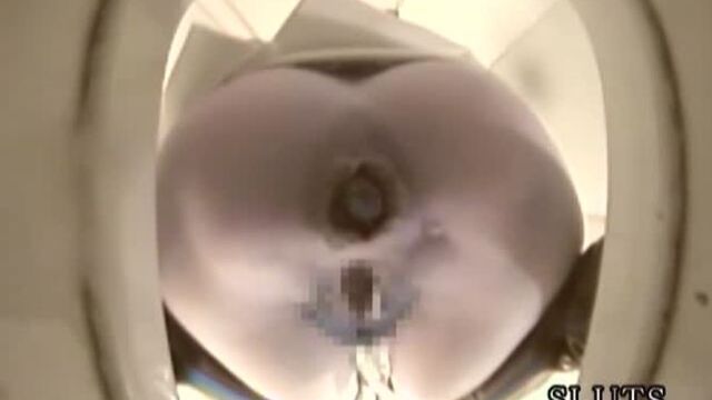 Hidden camera from inside of Japanese toilet - Japanese toilet cameras and scat porn Scat Porn